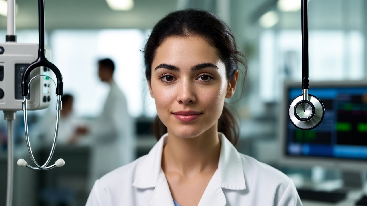 Doctor reviewing patient information